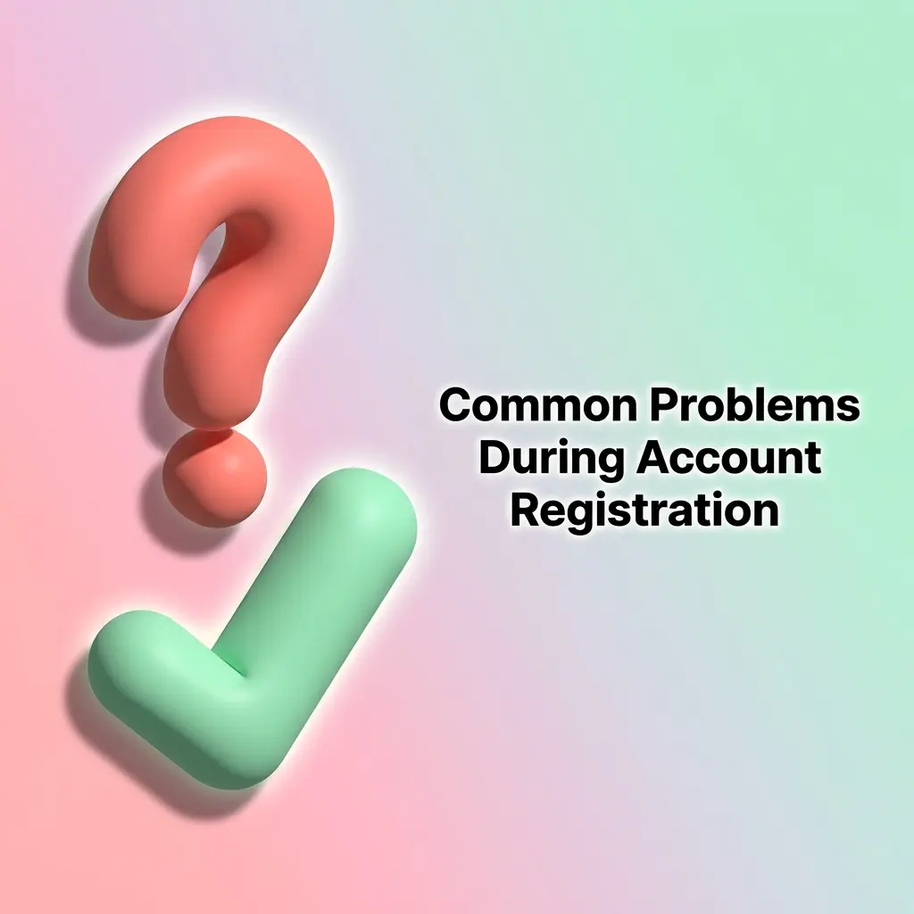 Common account registration problems and solutions including form errors, confirmation emails, blocked accounts, and promo codes