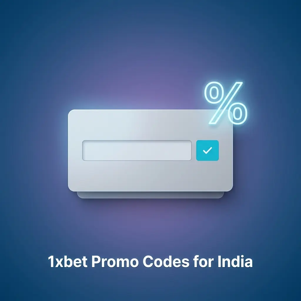 1xbet promo code for India offering 100% bonus up to 20,000 INR on first deposit registration guide