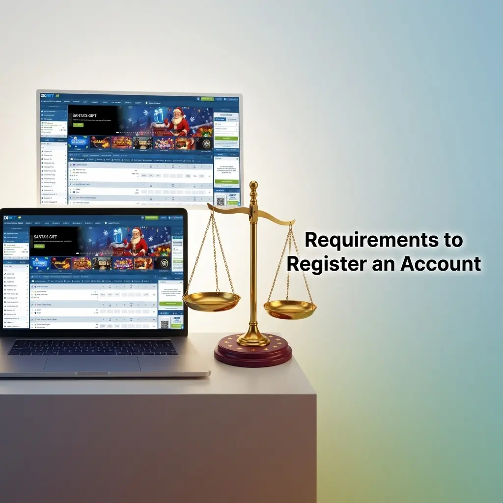 Requirements to register an account in India including age limit, valid ID, one account per person, and legal jurisdiction rules