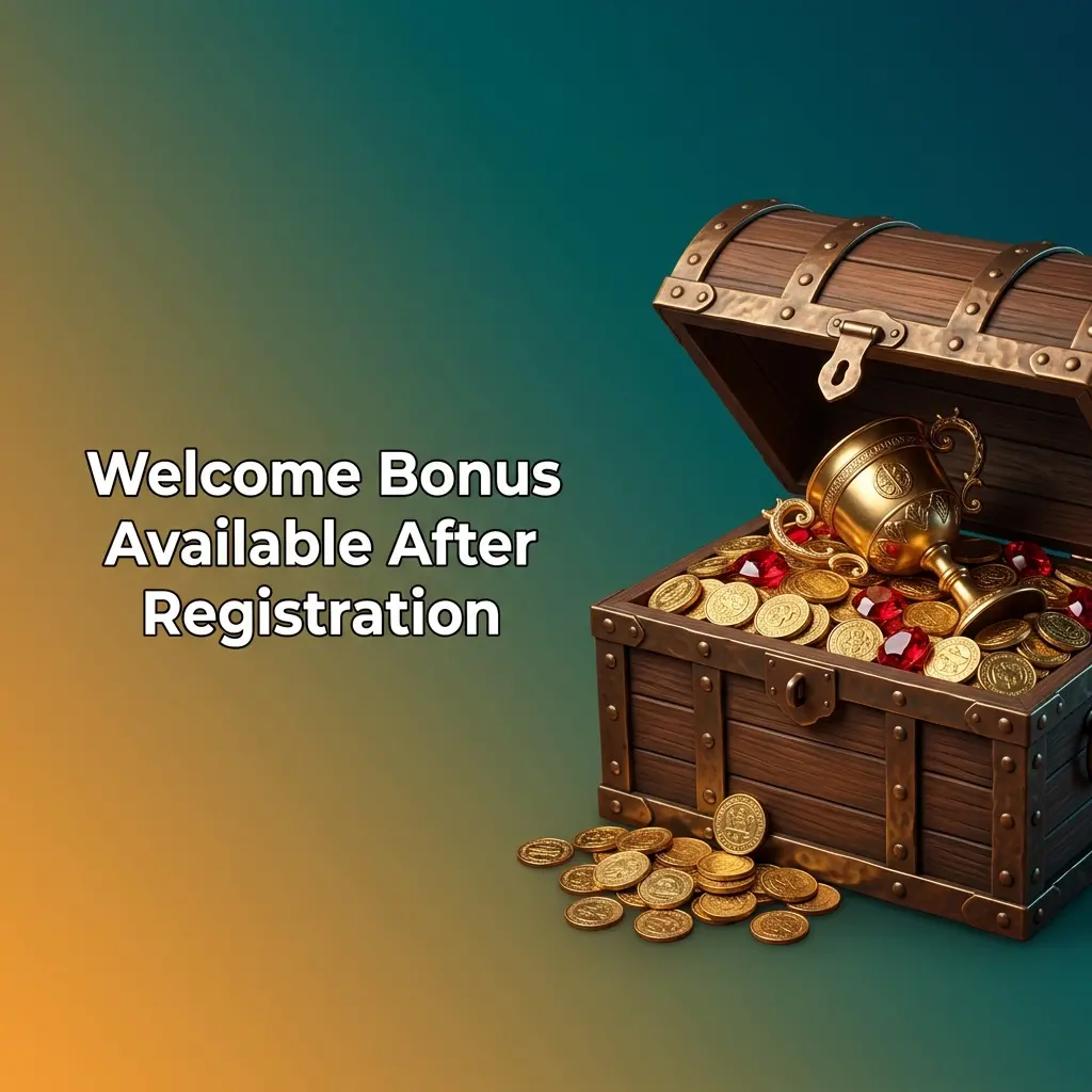 Welcome bonus offers table showing 100% match up to 20,000 INR for sports betting and casino after registration