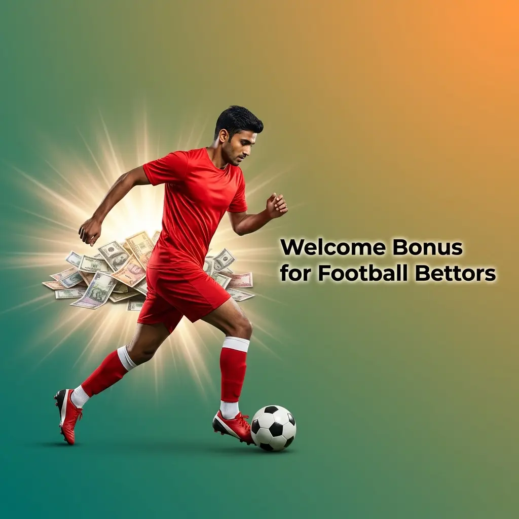 1xbet 100% welcome bonus up to 20,000 INR for new users in India for football betting on pre-match and live markets