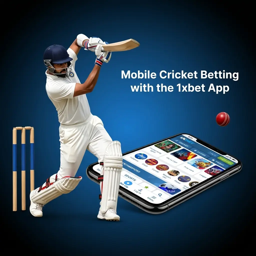 1xbet mobile app for cricket betting on Android and iOS with live markets, real-time odds, and easy bet placement